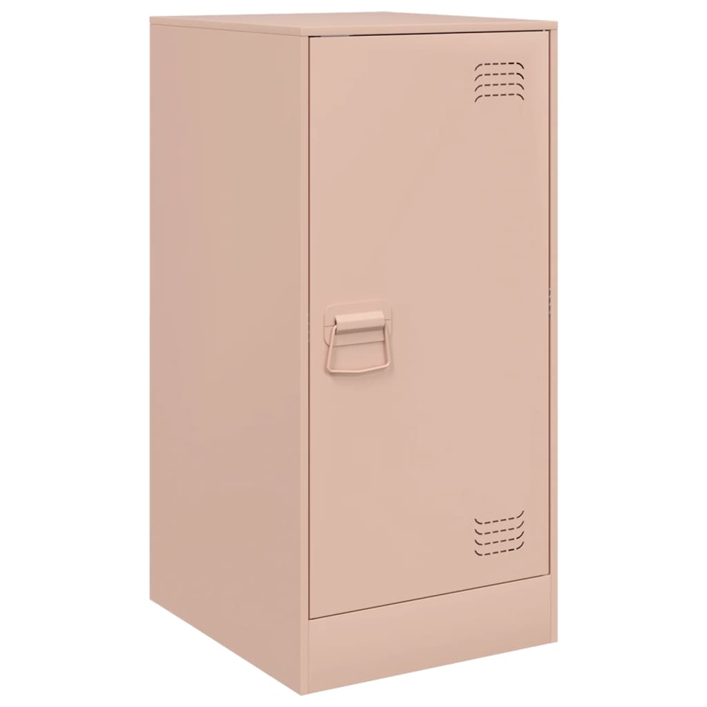 Vidaxl dressoir 34,5x39x73 cm staal roze
