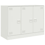 Vidaxl dressoir 99x39x73 cm staal wit