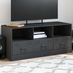 Vidaxl tv-meubel 99x39x44 cm staal antracietkleurig