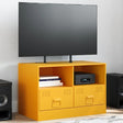 Vidaxl tv-meubel 67x39x44 cm staal mosterdgeel