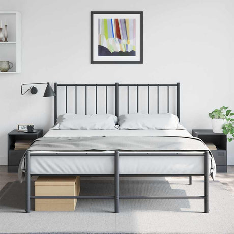 Vidaxl nachtkastjes 2 st 34,5x39x44 cm staal antracietkleurig
