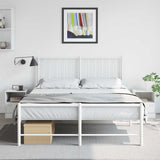 Vidaxl nachtkastjes 2 st 34,5x39x44 cm staal wit