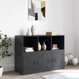 Vidaxl dressoir 99x39x73 cm staal antracietkleurig