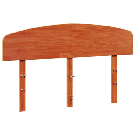 Vidaxl hoofdbord 150 cm massief grenenhout wasbruin