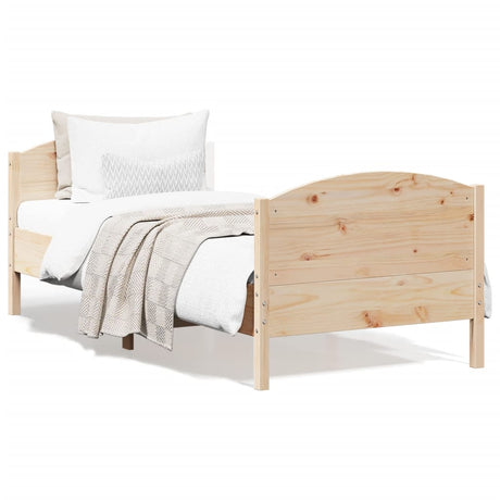 Vidaxl bedframe zonder matras massief grenenhout 90x190 cm