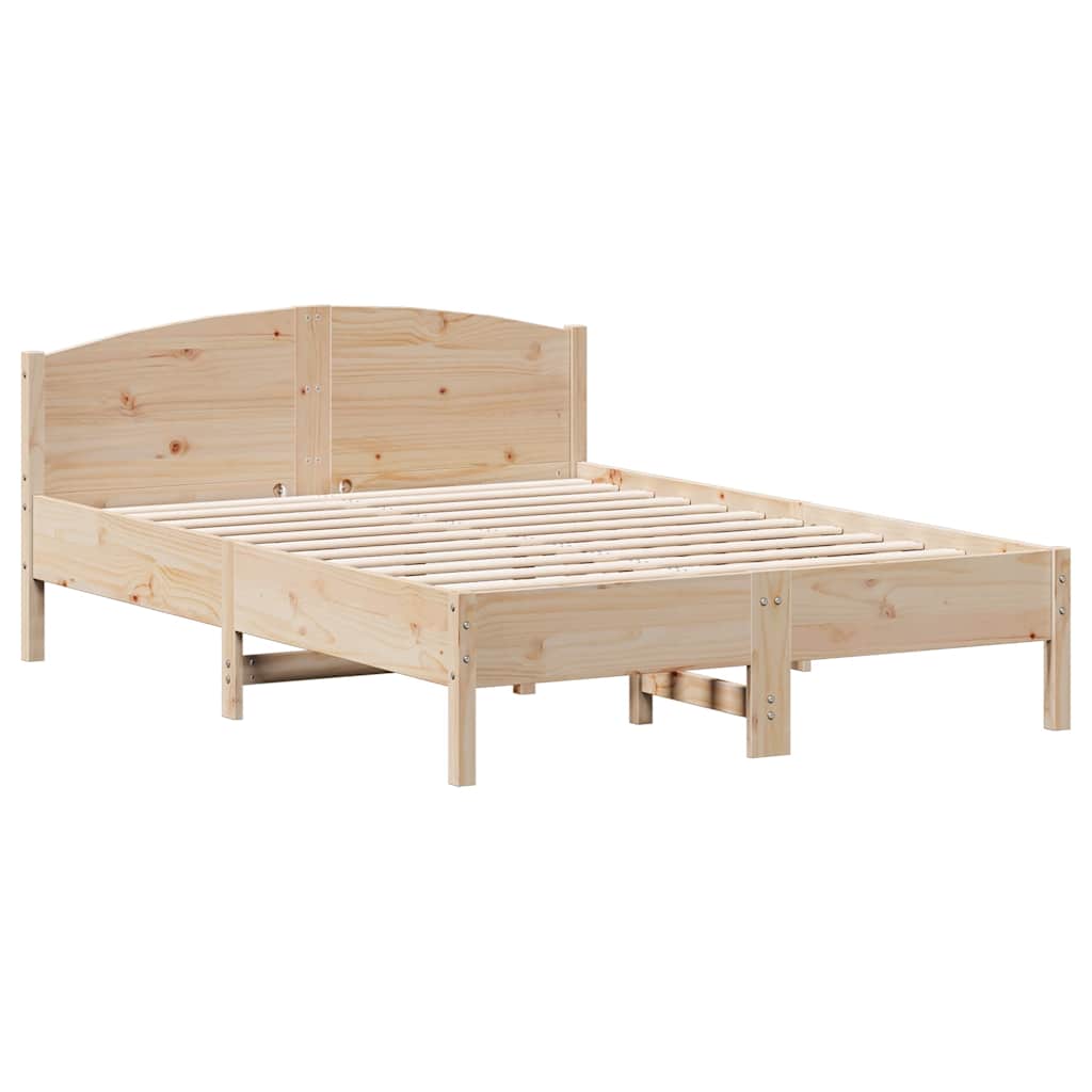 Vidaxl bedframe zonder matras massief grenenhout 120x190 cm
