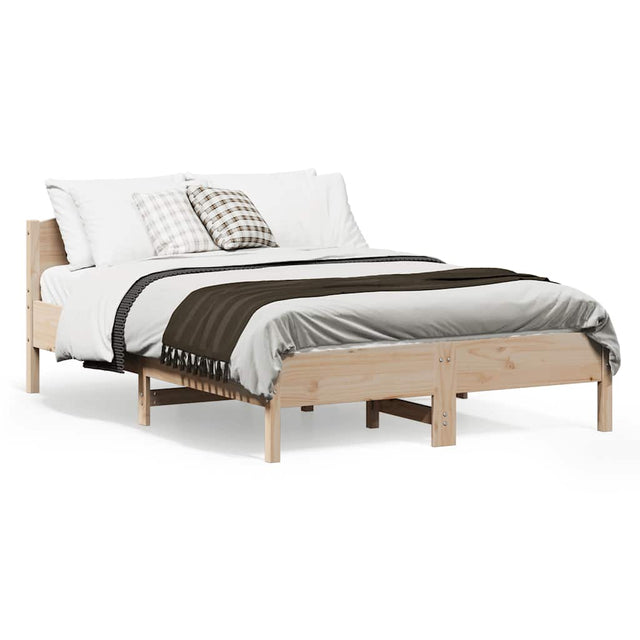 Vidaxl bedframe zonder matras massief grenenhout 120x190 cm
