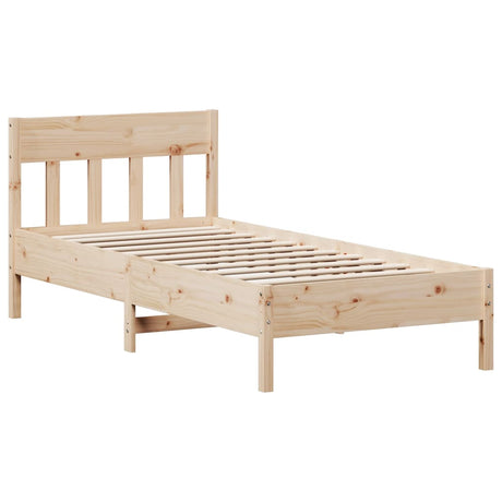Vidaxl bedframe zonder matras massief grenenhout 75x190 cm