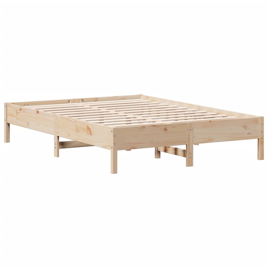 Vidaxl bedframe zonder matras massief grenenhout 140x200 cm