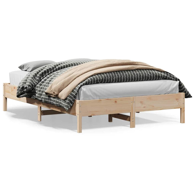 Vidaxl bedframe zonder matras massief grenenhout 120x200 cm