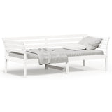 Vidaxl slaapbank zonder matras 80x200 cm massief grenenhout wit