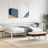 Vidaxl slaapbank zonder matras 75x190 cm massief grenenhout wit