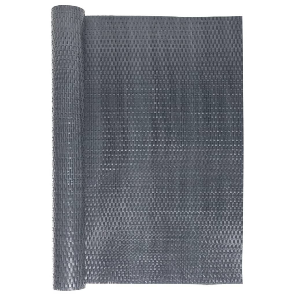 Vidaxl balkongskjerm 400x80 cm Poly Rattan Anthracite -farget