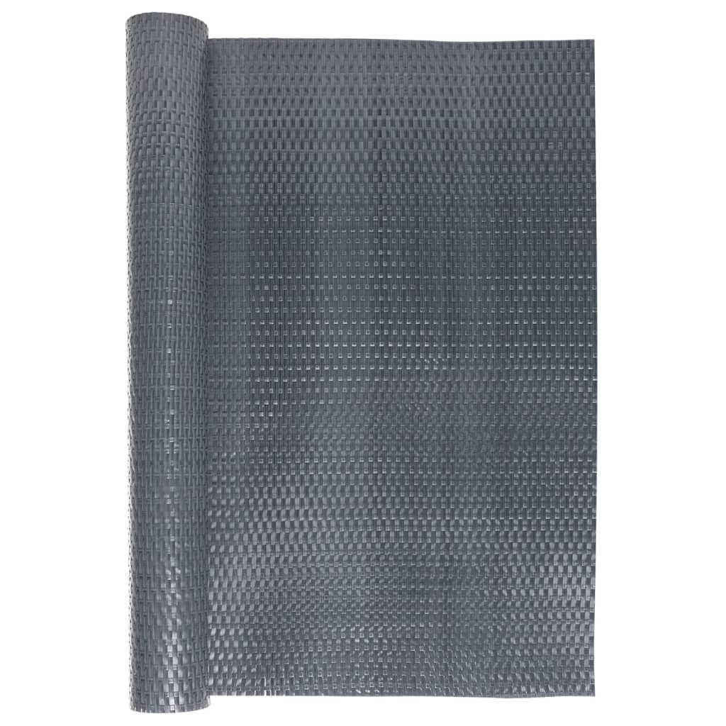 Obrazovka balkonu Vidaxl 500x90 cm Poly Rattan Anthracite -colored