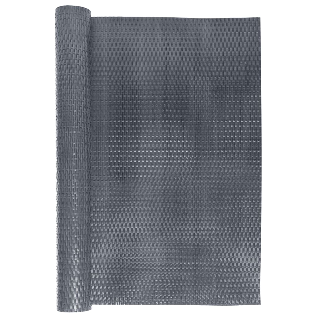 Vidaxl balkongskjerm 600x100 cm Poly Rattan Anthracite -farget