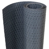 Vidaxl balkonscherm 1000x90 cm poly rattan antracietkleurig