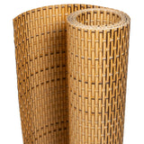 Pantalla de balcón Vidaxl 300x80 cm Poly Rattan marrón claro