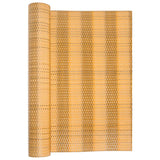 Pantalla de balcón Vidaxl 300x80 cm Poly Rattan marrón claro