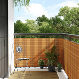 Vidaxl balkonscherm 300x100 cm poly rattan lichtbruin