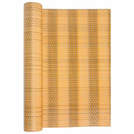 Vidaxl balkonscherm 1000x90 cm poly rattan lichtbruin