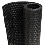 Pantalla de balcón Vidaxl 300x80 cm Poly Rattan negro