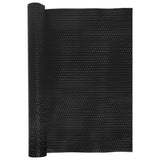 Pantalla de balcón Vidaxl 300x80 cm Poly Rattan negro