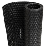 Écran de balcon Vidaxl 500x100 cm Poly Rattan Black