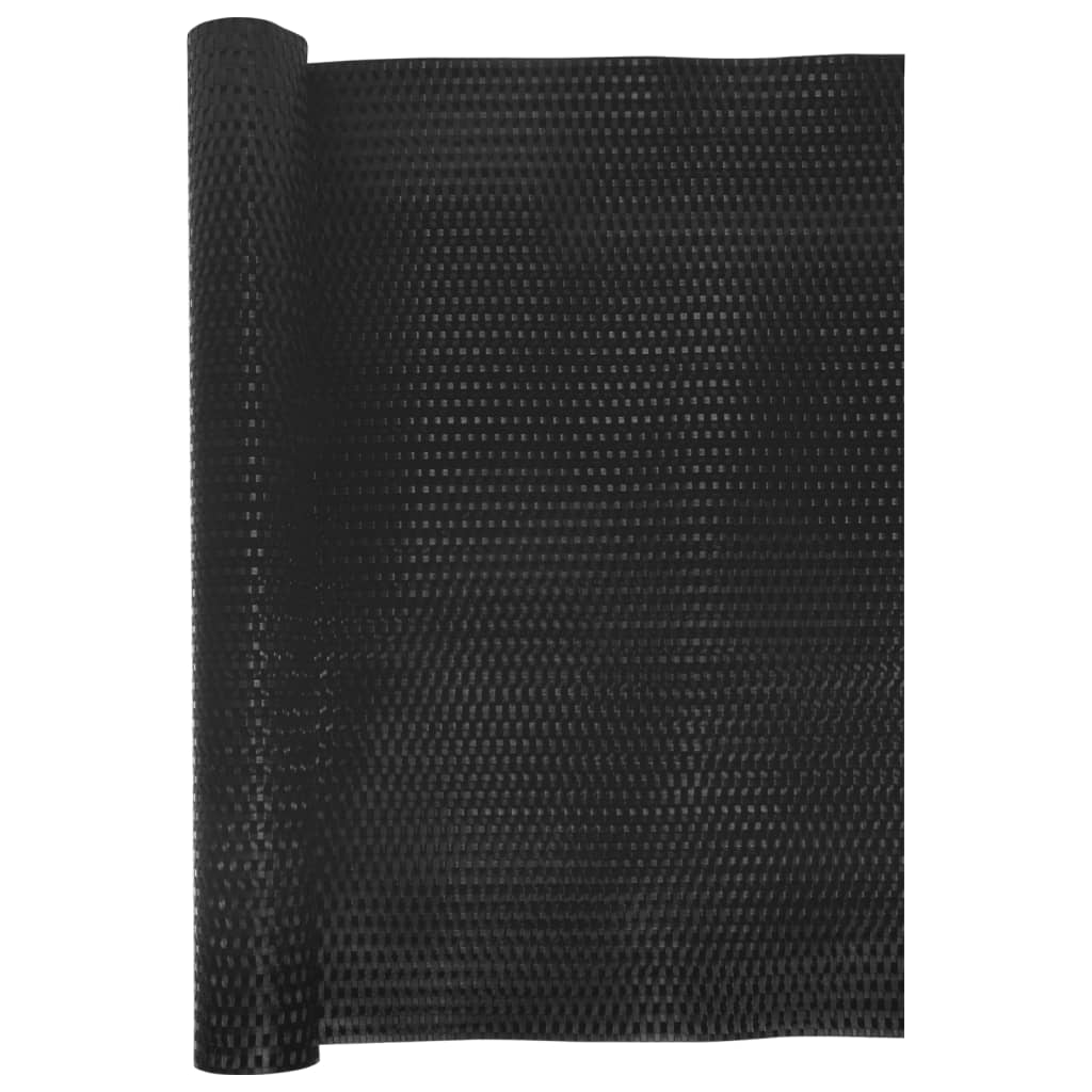 Écran de balcon Vidaxl 600x100 cm Poly Rattan Black