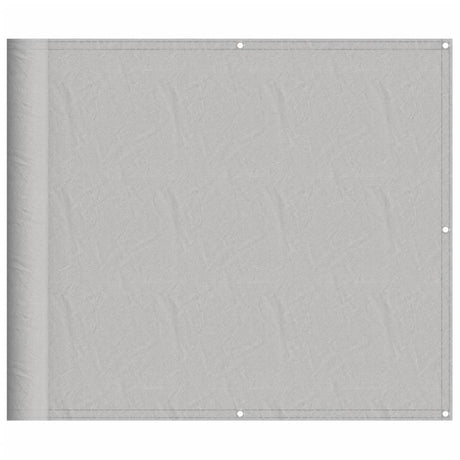 Vidaxl balkonscherm 90x500 cm 100% oxford polyester lichtgrijs