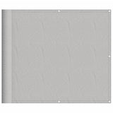 Vidaxl balkonscherm 90x500 cm 100% oxford polyester lichtgrijs
