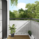 Vidaxl Balcony Screen 90x500 cm 100% Oxford poliestere grigio chiaro