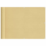 Vidaxl balkonscherm 75x300 cm 100% oxford polyester zandkleurig