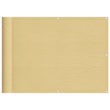 Vidaxl balkonscherm 75x400 cm 100% oxford polyester zandkleurig