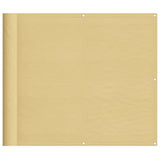 Vidaxl balkonscherm 90x500 cm 100% oxford polyester zandkleurig