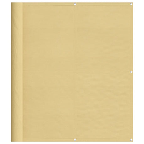 Vidaxl balkonscherm 120x400 cm 100% oxford polyester zandkleurig