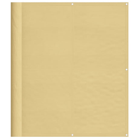 Vidaxl balkonscherm 120x500 cm 100% oxford polyester zandkleurig