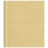 Vidaxl balkonscherm 120x800 cm 100% oxford polyester zandkleurig