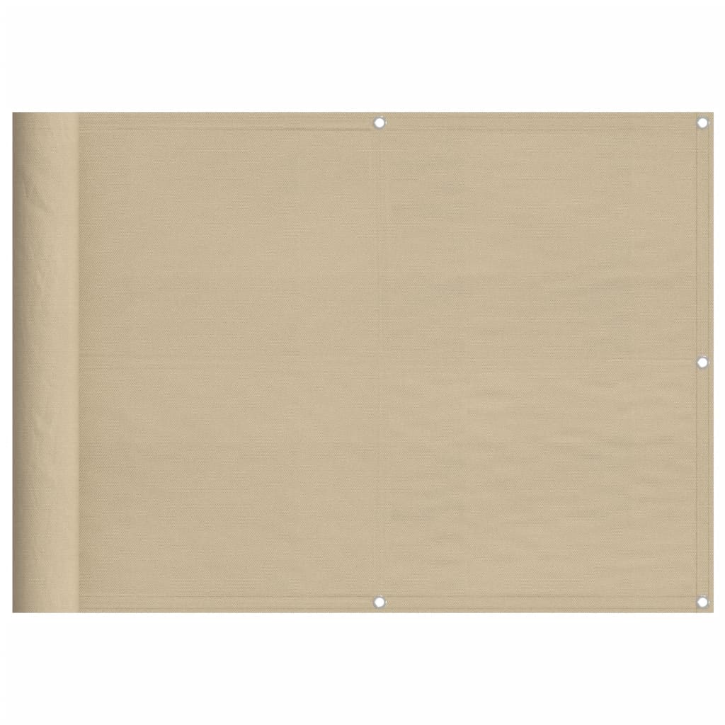 Vidaxl Balcony screen 75x700 cm 100% Oxford Polyester Beige