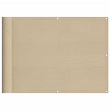 VIDAXL -Balkon -Bildschirm 75x700 cm 100% Oxford Polyester Beige