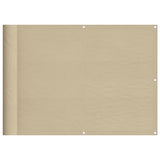 Bidaxl balkongskärm 75x800 cm 100% Oxford Polyester Beige