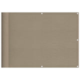 Vidaxl balkonscherm 75x700 cm 100% oxford polyester taupe