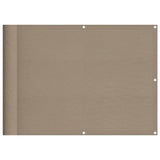 Vidaxl balkonscherm 75x800 cm 100% oxford polyester taupe