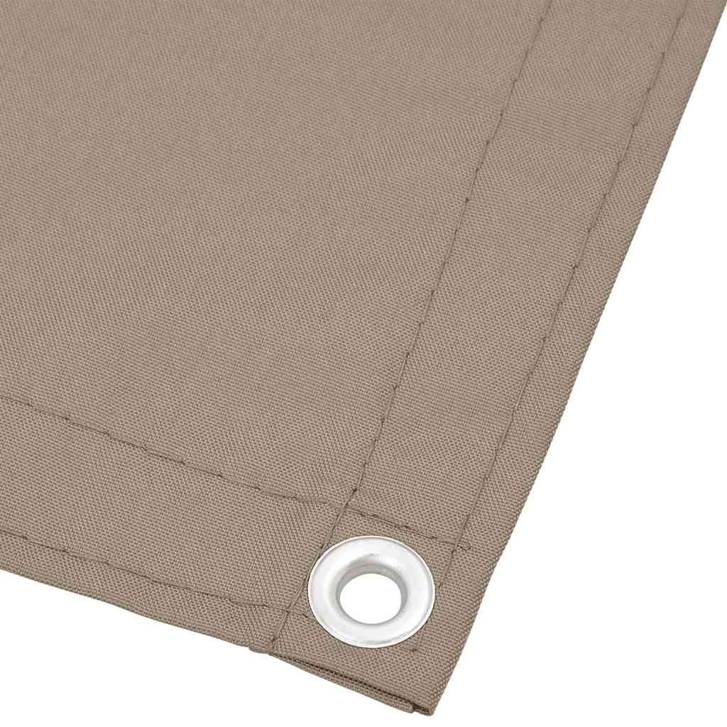 Vidaxl balkonscherm 75x800 cm 100% oxford polyester taupe