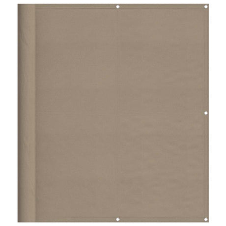 Vidaxl balkonscherm 120x700 cm 100% oxford polyester taupe