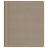 Bidaxl balkongskärm 120x800 cm 100% Oxford Polyester Taupe