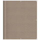 Vidaxl balkonscherm 120x800 cm 100% oxford polyester taupe