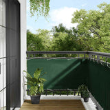 Vidaxl balkonscherm 75x800 cm 100% oxford polyester donkergroen