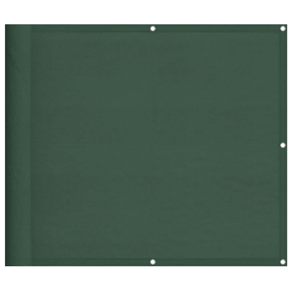 Vidaxl balkonscherm 90x800 cm 100% oxford polyester donkergroen