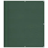 Écran de balcon Vidaxl 120x700 cm 100% Oxford Polyester vert foncé