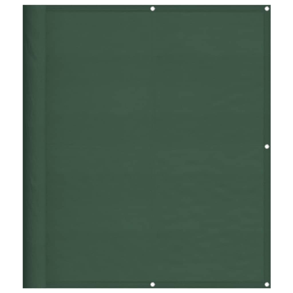 Vidaxl balkongskärm 120x800 cm 100% Oxford Polyester Dark Green